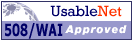 UsableNet 508/WAI Approved (v. 1.2.1)